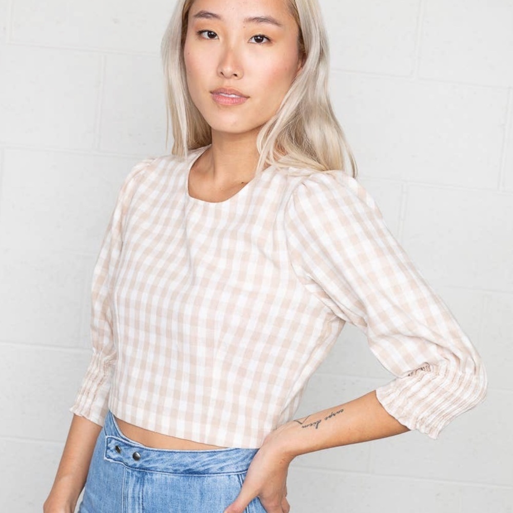 NLT Gingham Top - Picture 1 of 6